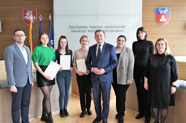 Savivaldybės stipendijos skirtos šešiems studentams