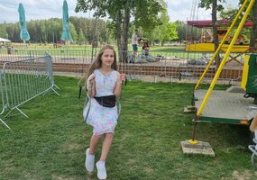 Baltosios Vokės ir Šalčininkų vaikų dienos centrus lankantys vaikai pramogavo Anykščių labirintų parke
