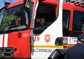 Šalčininkuose apie visų eismo dalyvių saugumą