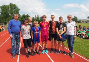 Šalčininkų rajono mokyklų žaidynių keturkovės varžybos
