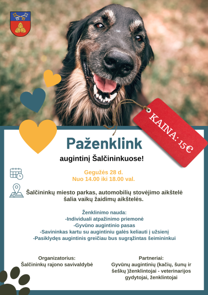 Augintinių ženklinimas – nauda šeimininkui!