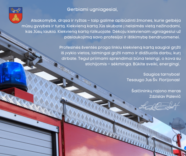 Su Šv. Florijono diena! 