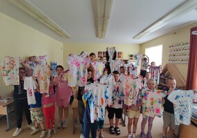 Jašiūnų „Aušros“ gimnazijoje vyko vaikų vasaros poilsio stovykla