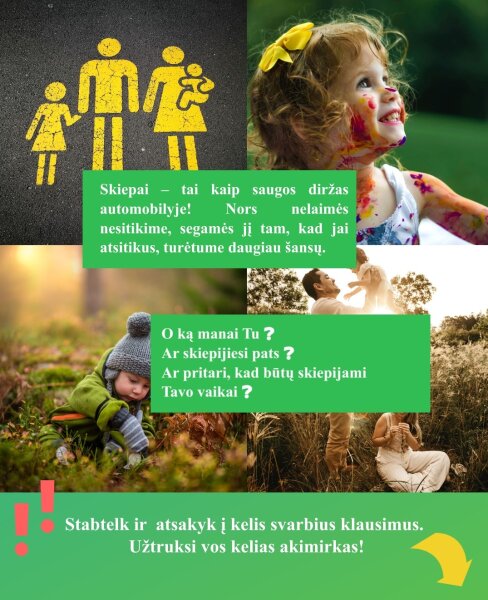 Gyventojų apklausa dėl skiepijimosi