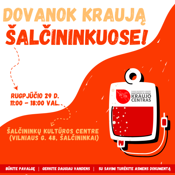 Kraujo donorystės akcija Šalčininkuose