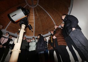 Śladami polskich astronomów: młodzież z rejonu solecznickiego odkrywa tajemnice nieba w Wilnie