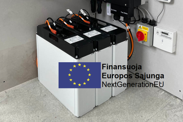 Įsirenkite saulės elektrinės energijos kaupiklį