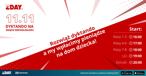 Charytatywne dyktando z okazji 11 listopada