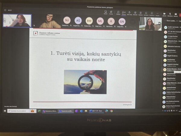 Prevencinės paskaitos tėvams, globėjams