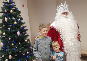 Kalėdų Senelio apsilankymas Poškonyse