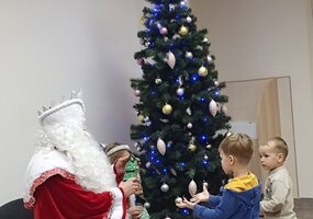 Kalėdų Senelio apsilankymas Poškonyse