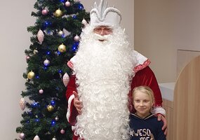 Kalėdų Senelio apsilankymas Poškonyse