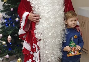 Kalėdų Senelio apsilankymas Poškonyse