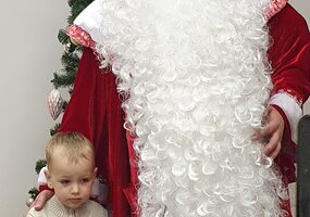 Kalėdų Senelio apsilankymas Poškonyse