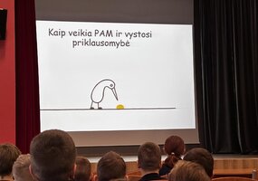 Organizuoti mokinių susitikimai su toksikologijos gydytoju