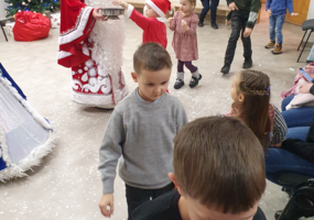Kalėdų Senelio apsilankymas Poškonyse