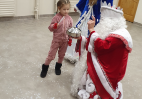 Kalėdų Senelio apsilankymas Poškonyse