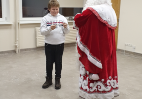 Kalėdų Senelio apsilankymas Poškonyse