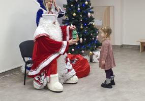 Kalėdų Senelio apsilankymas Poškonyse