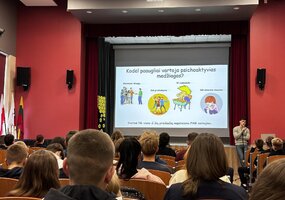Organizuoti mokinių susitikimai su toksikologijos gydytoju