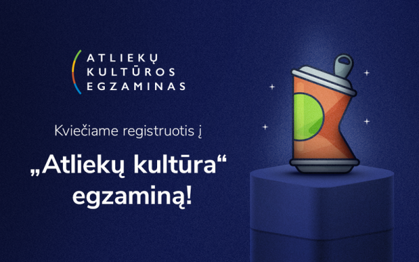 Ruošiamės Atliekų kultūros egzaminui