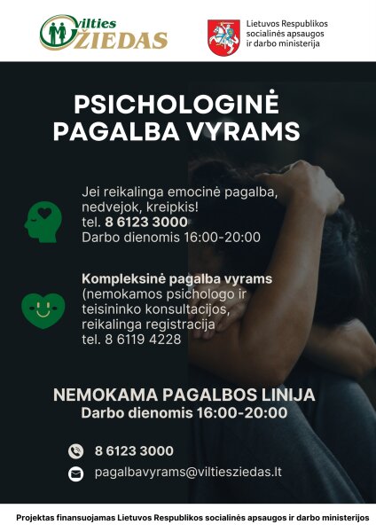 Psichologinė pagalba vyrams