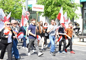 Sostinė pasipuošė tradicinėmis lenkų spalvomis