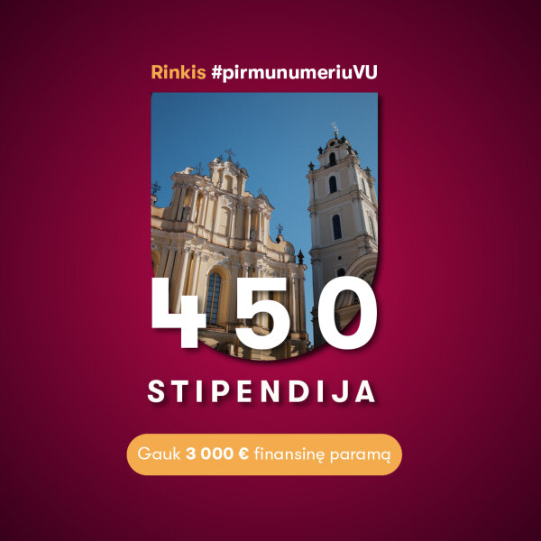 450-mečio stipendija būsimiems studentams, turintiems finansinių sunkumų
