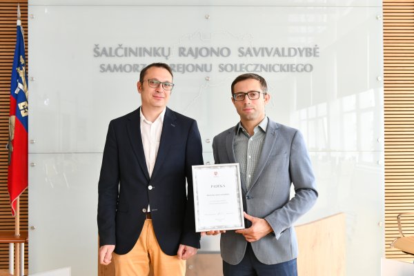 Šalčininkų rajono savivaldybei – padėka už civilinės saugos stiprinimą