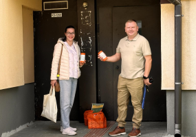Oranžiniai maišeliai tiesiai į namus!
