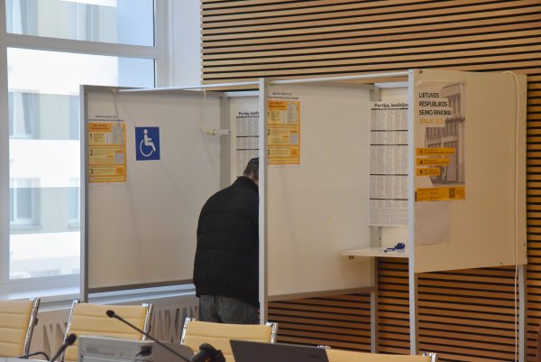 Šiandien dar galima balsuoti iš anksto