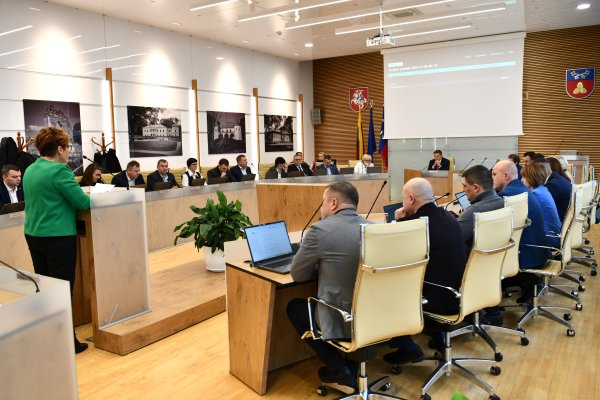 Tarybos posėdžio aktualijos