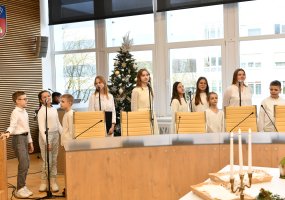 Kalėdinė popietė Savivaldybės administracijoje