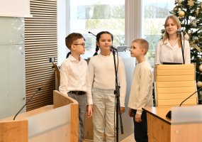 Kalėdinė popietė Savivaldybės administracijoje