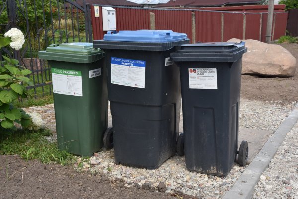 Mišrių atliekų ir antrinių žaliavų išvežimo grafikai