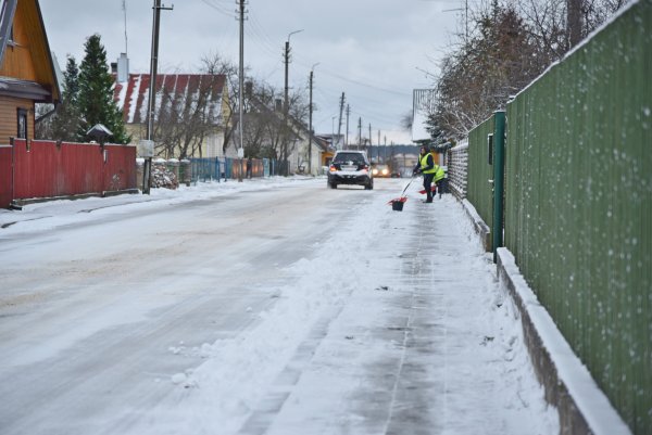 Valstybinės ir vietinės reikšmės kelių priežiūra žiemą