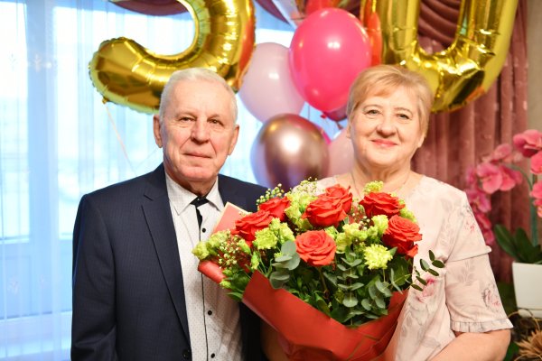 Złote Gody Danuty i Bolesława Grzelków