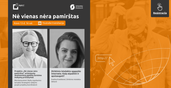 „Nė vienas nėra pamirštas“  kviečia į nuotolinę paskaitą!