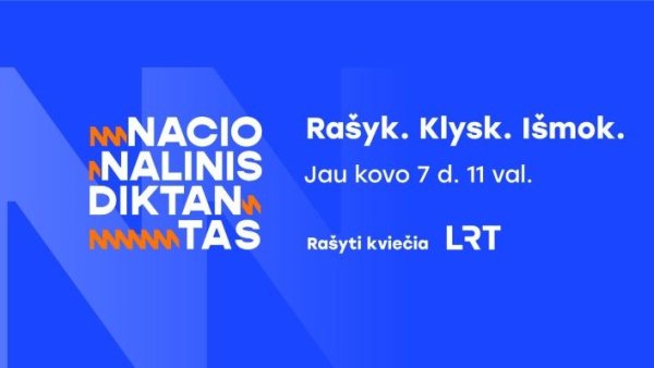Nacionalinis diktantas: rašyk. klausyk. išmok.