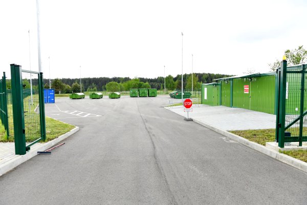 Didelių gabaritų atliekų surinkimo aikštelė Dieveniškėse pradeda veiklą