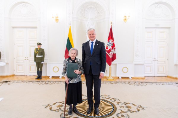 Stanislava Gotoveckaja – apdovanota ordino „Už nuopelnus Lietuvai“ medaliu