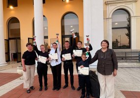 Šalčininkų Stanislavo Moniuškos menų mokyklos mokiniai triumfavo Italijoje!