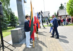 Eišiškėse paminėta Gedulo ir vilties diena