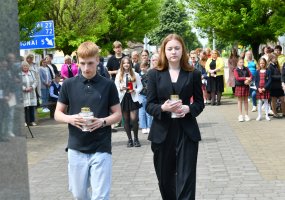 Eišiškėse paminėta Gedulo ir vilties diena