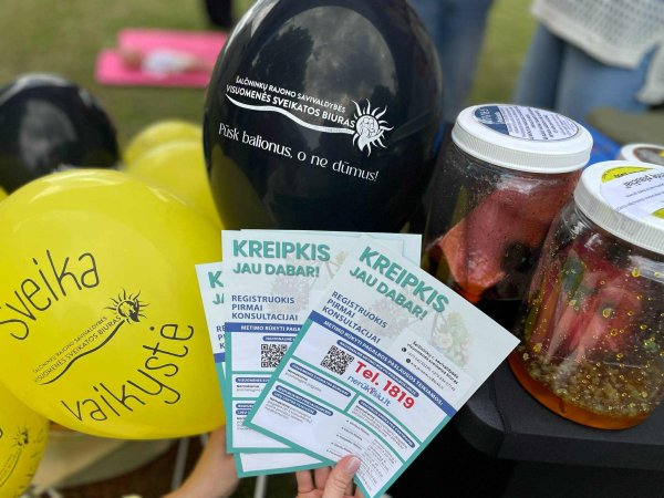 Minėjome Pasaulinę dieną be tabako