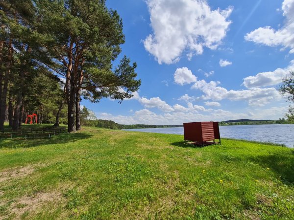 Nerekomenduojama maudytis Poškonių tvenkinyje