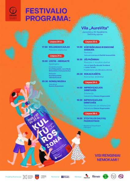 „Kultūros zona“: meno festivalis be bilietų