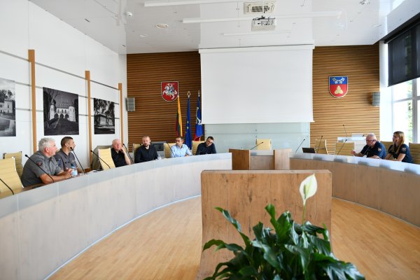 Civilinės saugos pratybos dėl skendimų prevencijos