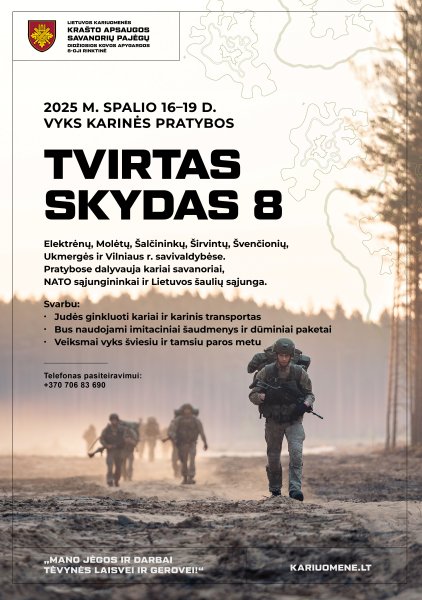 Pratybos „Tvirtas skydas“
