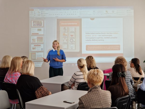 Įkvepiantis susitikimas bibliotekoje